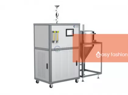 Horno continuo de reducción de microondas de grafeno